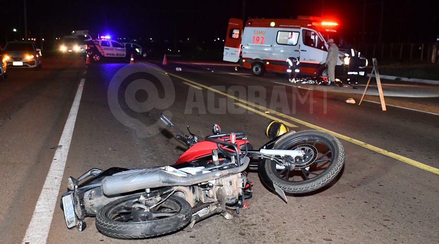 Imagem: Mulher mototaxista atropelada no Anel Viario Mototaxista tem perna arrancada em acidente e morre no Anel Viário em Rondonópolis