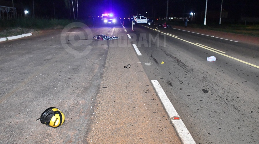 Imagem: Mulher vitima fatal de acidente de transito Mototaxista tem perna arrancada em acidente e morre no Anel Viário em Rondonópolis