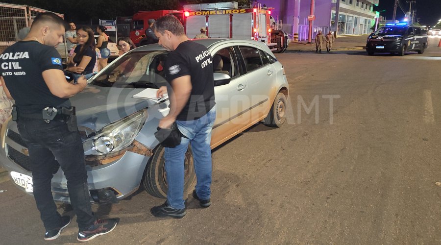 Imagem: IMG 20221210 232010 Acidente entre dois carros | Médico e esposa ficam feridos após veículo capotar em Rondonópolis