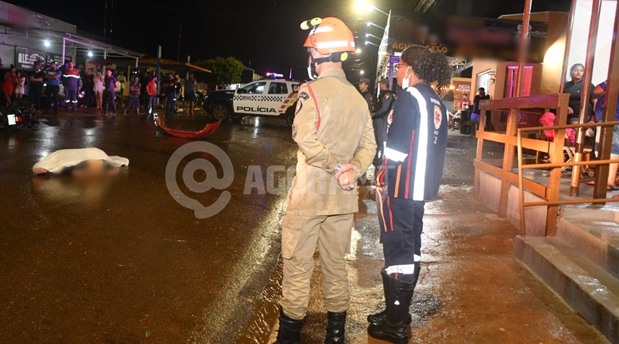 Imagem: Profissionais do Samu constaram a morte Mecânico que voltava do trabalho, morre em acidente no Parque Universitário