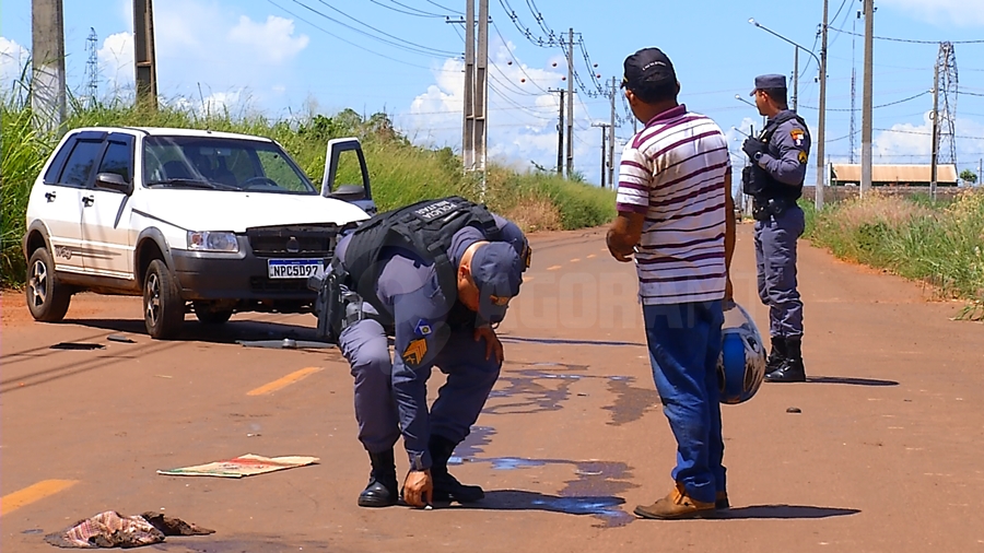 Imagem: pm aprensao droga Motociclista tem traumatismo craniano após bater violentamente em carro no Anel Viário