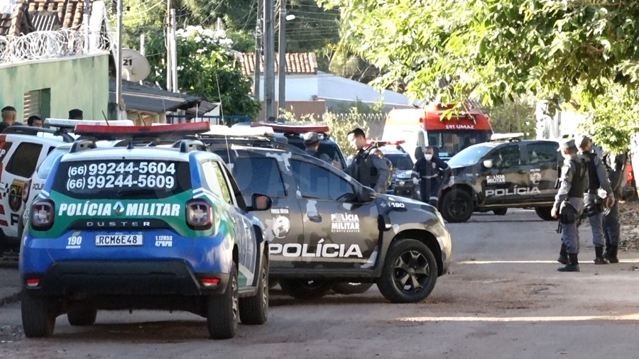 Imagem: Sequencia 08.00 00 33 25.Quadro001 Suspeito troca tiros com a polícia e é socorrido em estado grave ao hospital