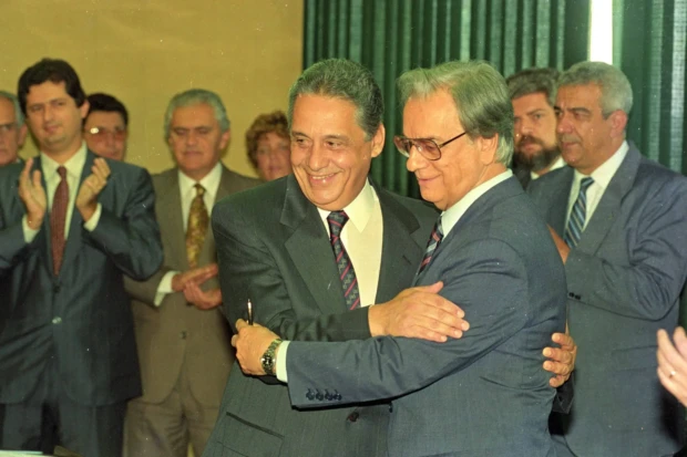 Fernando Henrique Cardoso e Itamar Franco 1